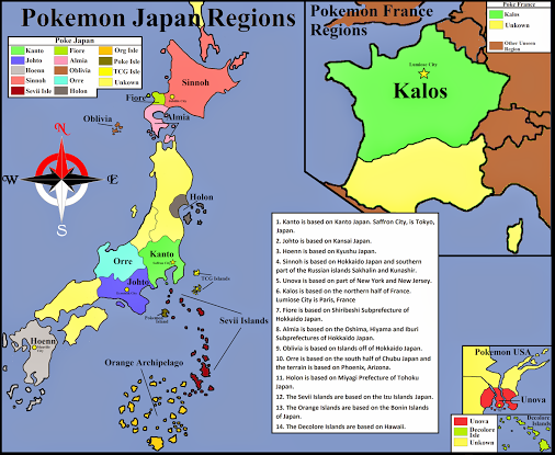 Pokemon World Map
